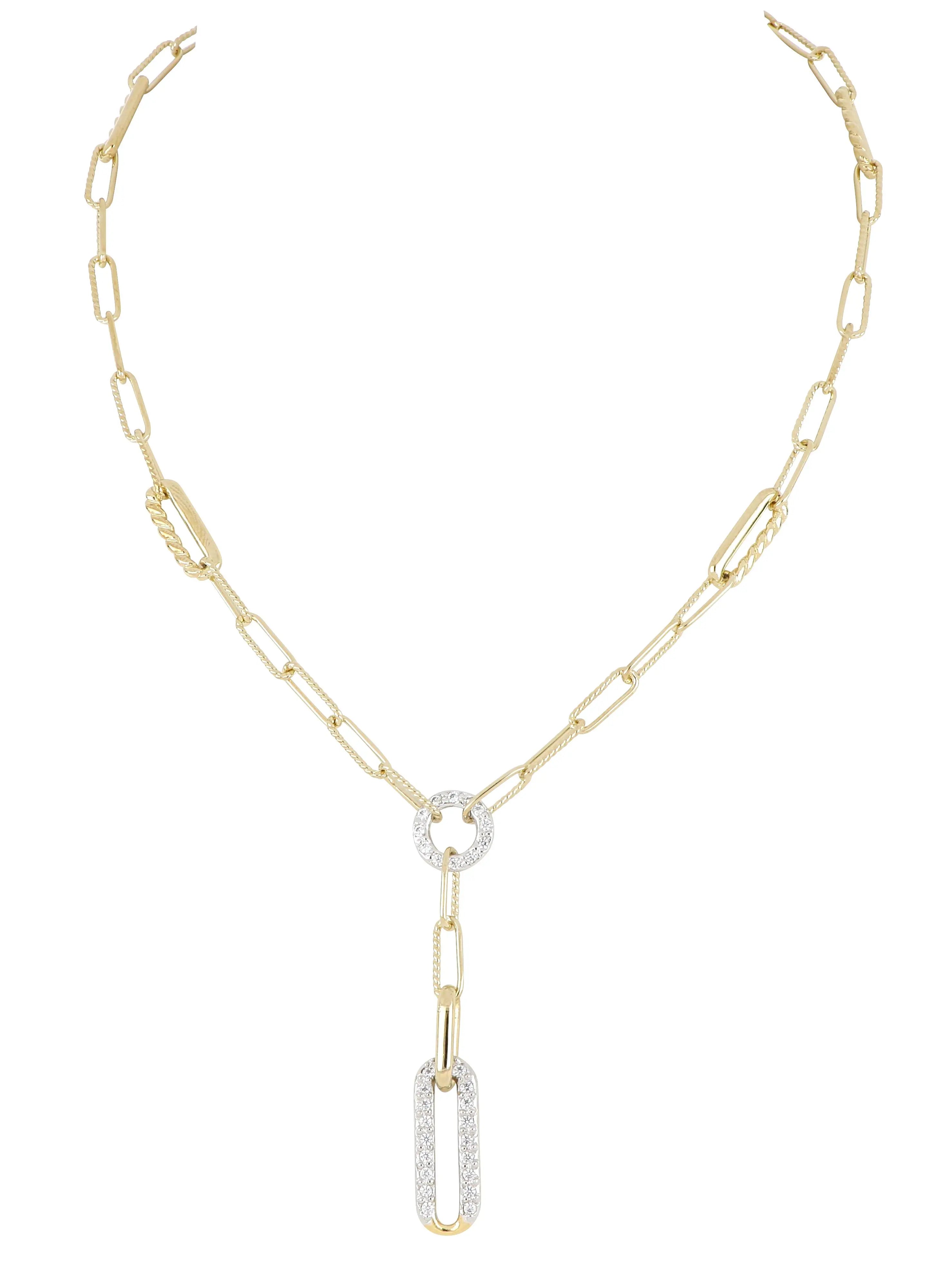 John offers Medeiros Pave Nouveau CZ Double Strand Necklace 16