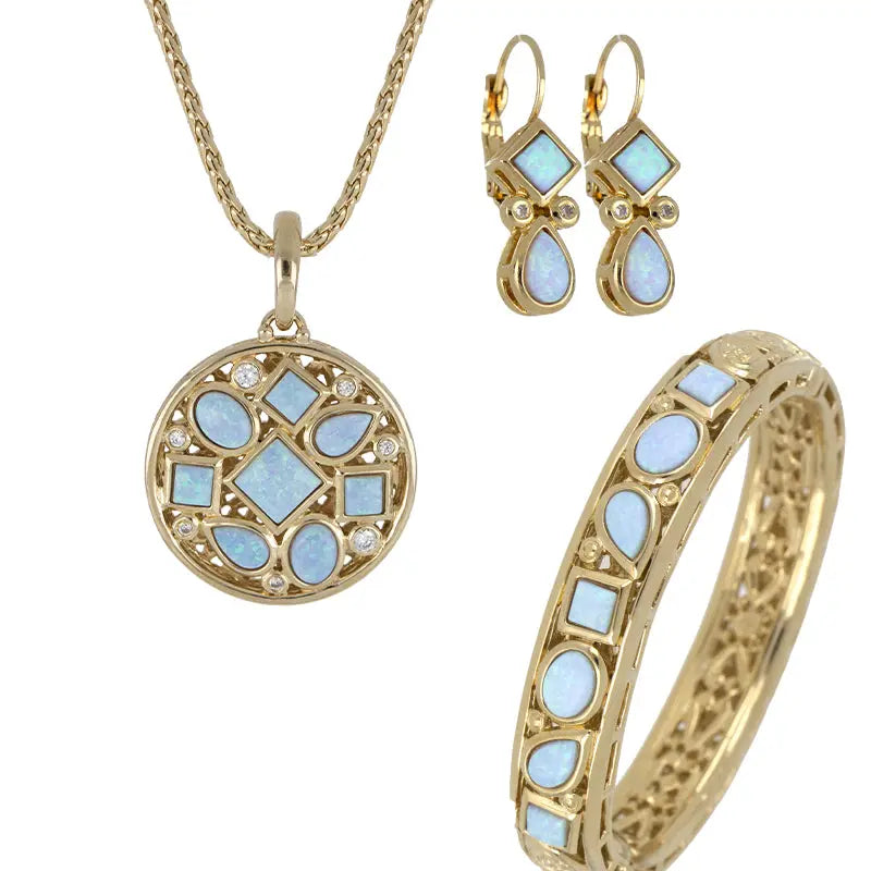 Opalas-do-Mar-Collection-Blue-Opal-Stone-Jewelry John Medeiros Jewelry Collections