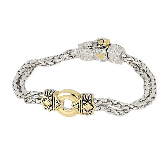 Antiqua Collection - Gold Circle Bracelet John Medeiros Jewelry Collections