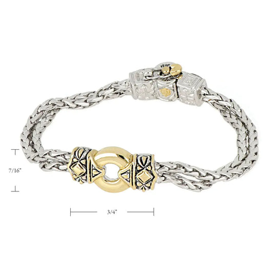 Antiqua Collection - Gold Circle Bracelet John Medeiros Jewelry Collections