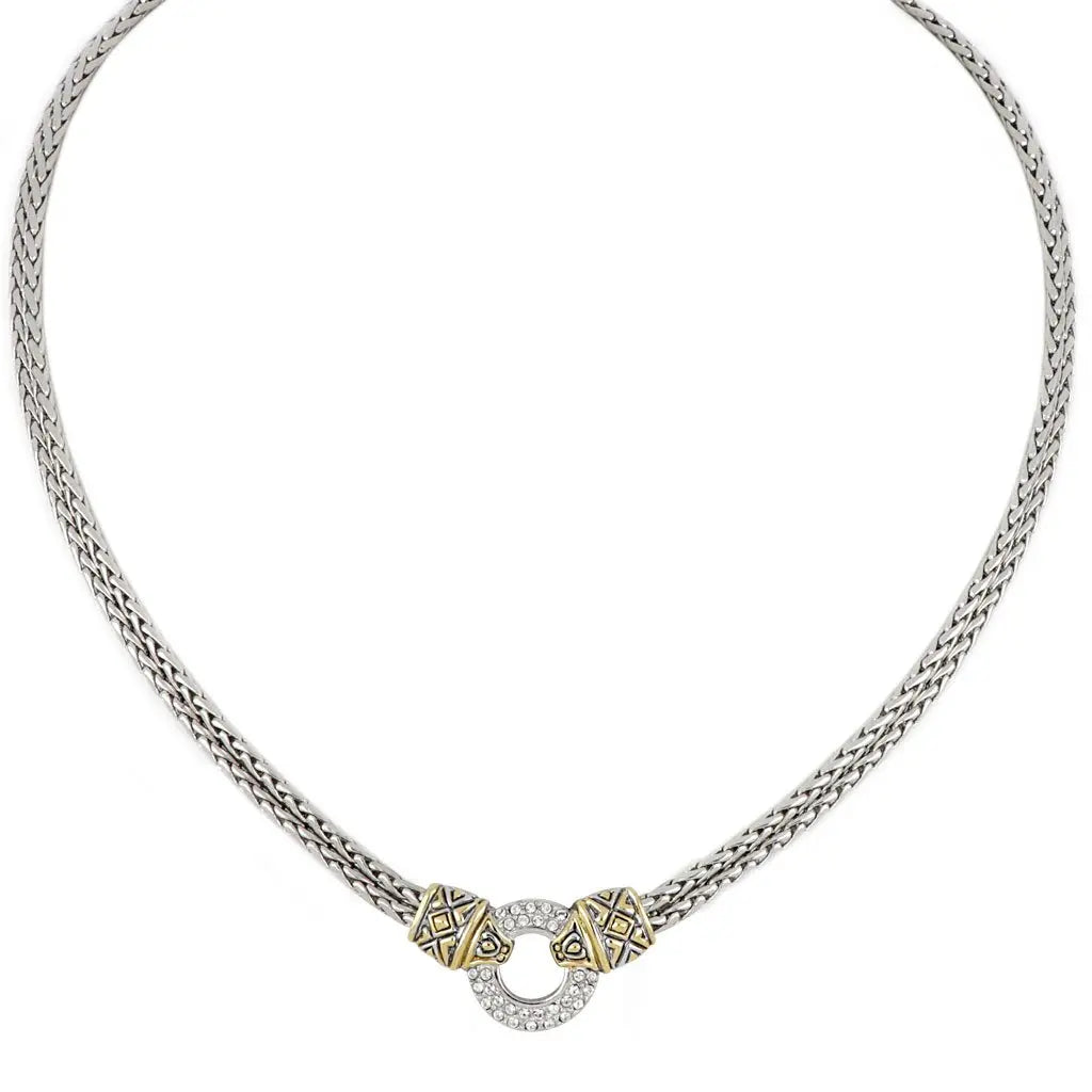 Antiqua Collection - Pavé Circle Double Strand Necklace John Medeiros Jewelry Collections