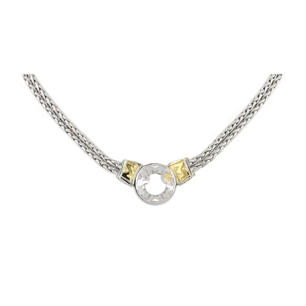 Antiqua Collection - Pavé Circle Double Strand Necklace John Medeiros Jewelry Collections