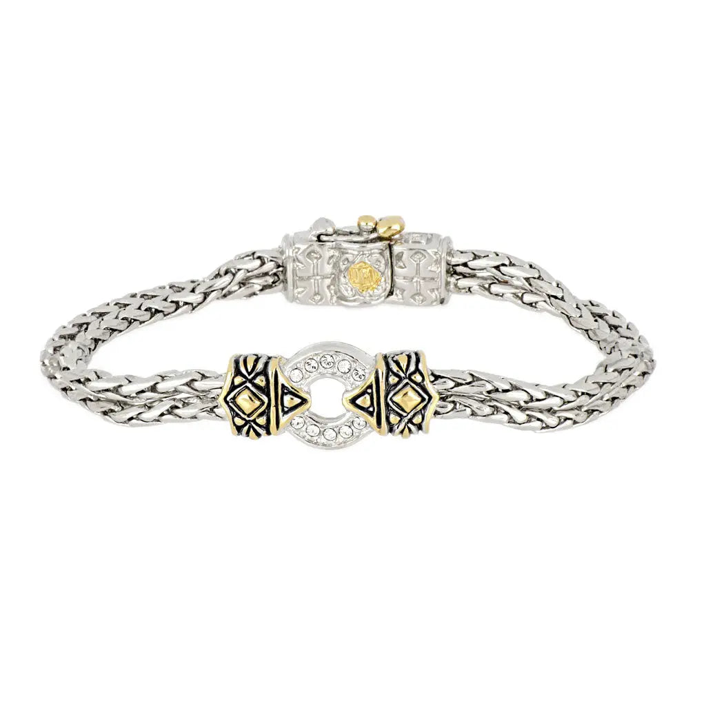 Antiqua Collection - Pavé One Circle Bracelet John Medeiros Jewelry Collections