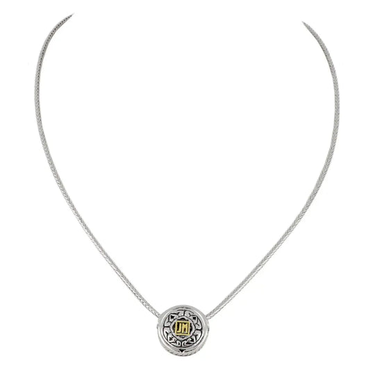 Antiqua Collection - Sliding Circle Pendant on Chain John Medeiros Jewelry Collections