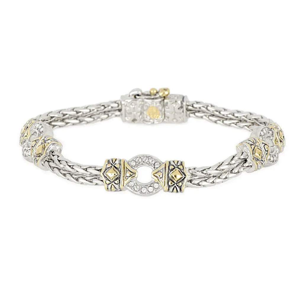 Antiqua Collection - Three Circle Pavé Bracelet John Medeiros Jewelry Collections