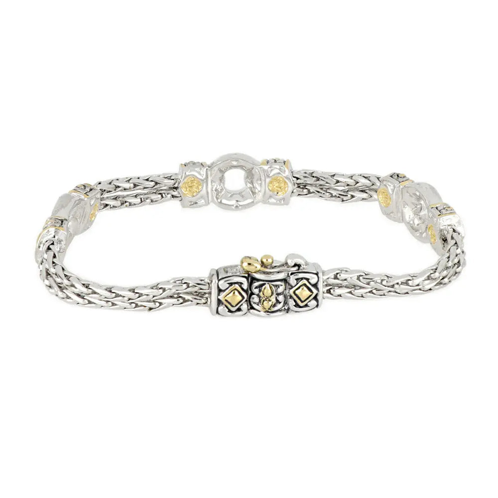 Antiqua Collection - Three Circle Pavé Bracelet John Medeiros Jewelry Collections