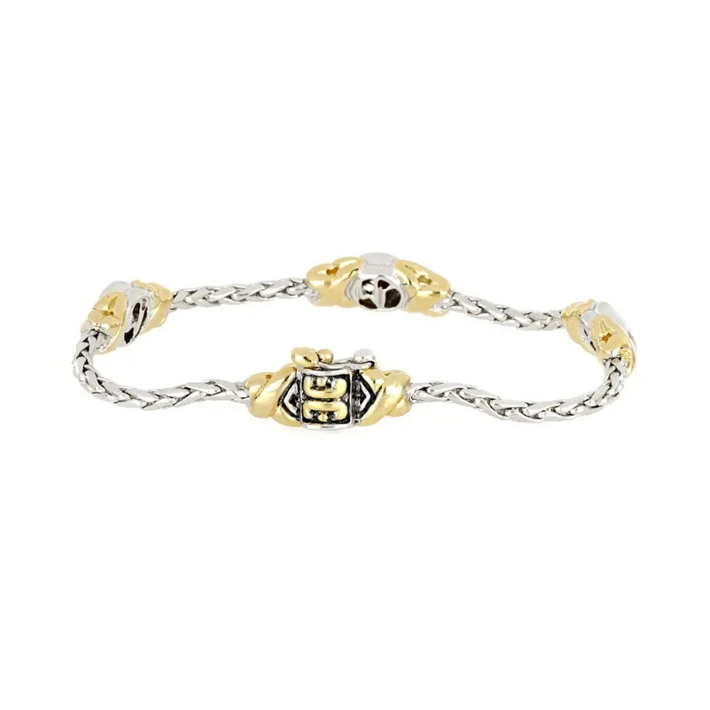 Antiqua Collection - Three Station Crystal Circle Bracelet John Medeiros Jewelry Collections