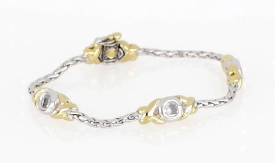 Antiqua Collection - Three Station Crystal Circle Bracelet John Medeiros Jewelry Collections