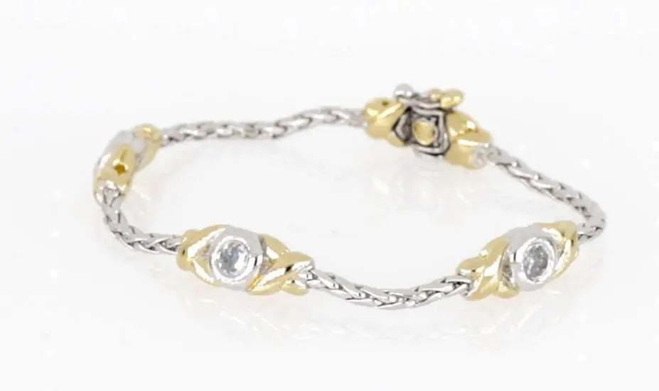 Antiqua Collection - Three Station Crystal Circle Bracelet John Medeiros Jewelry Collections