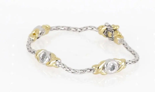 Antiqua Collection - Three Station Crystal Circle Bracelet John Medeiros Jewelry Collections