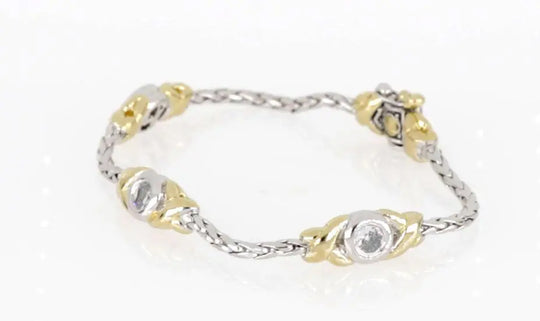 Antiqua Collection - Three Station Crystal Circle Bracelet John Medeiros Jewelry Collections