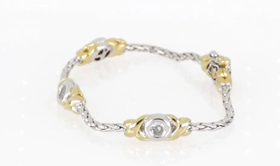 Antiqua Collection - Three Station Crystal Circle Bracelet John Medeiros Jewelry Collections