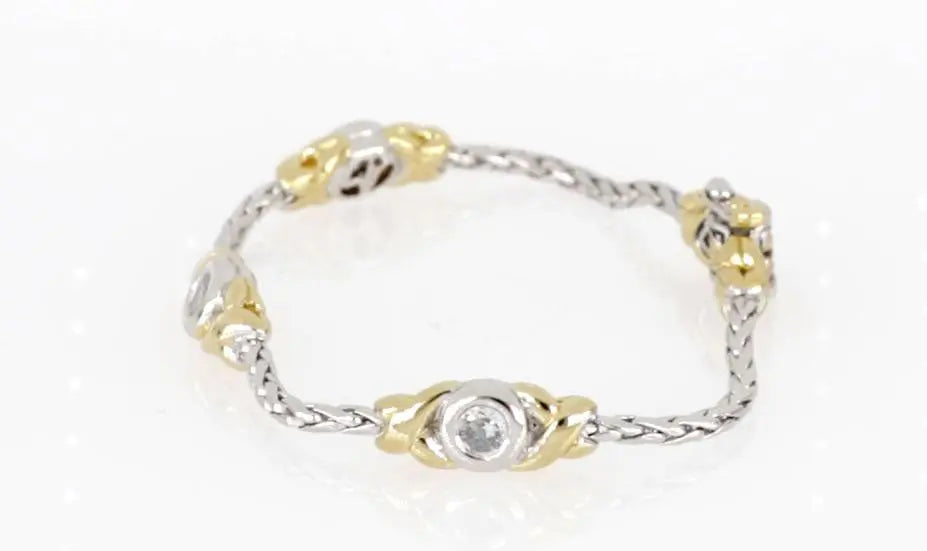 Antiqua Collection - Three Station Crystal Circle Bracelet John Medeiros Jewelry Collections