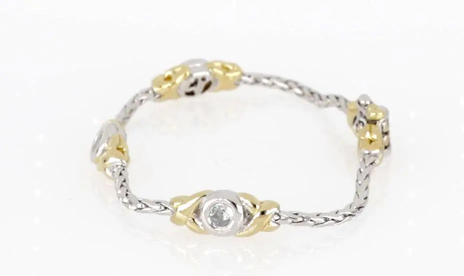 Antiqua Collection - Three Station Crystal Circle Bracelet John Medeiros Jewelry Collections