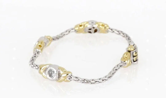 Antiqua Collection - Three Station Crystal Circle Bracelet John Medeiros Jewelry Collections