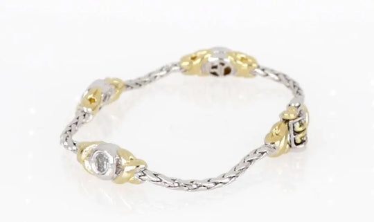 Antiqua Collection - Three Station Crystal Circle Bracelet John Medeiros Jewelry Collections