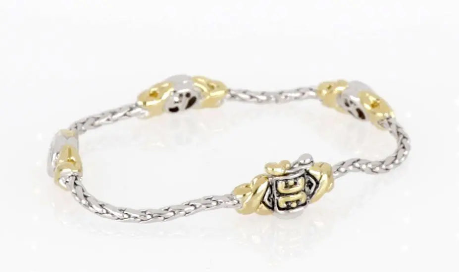 Antiqua Collection - Three Station Crystal Circle Bracelet John Medeiros Jewelry Collections