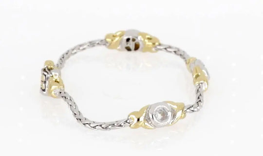 Antiqua Collection - Three Station Crystal Circle Bracelet John Medeiros Jewelry Collections