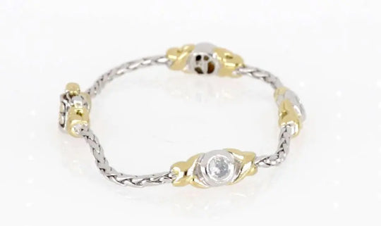 Antiqua Collection - Three Station Crystal Circle Bracelet John Medeiros Jewelry Collections