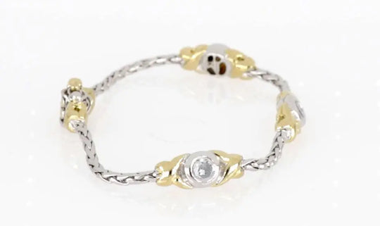 Antiqua Collection - Three Station Crystal Circle Bracelet John Medeiros Jewelry Collections