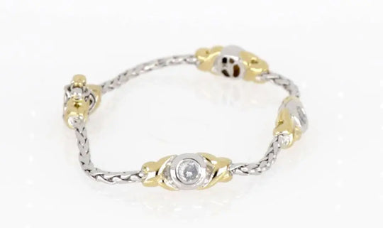 Antiqua Collection - Three Station Crystal Circle Bracelet John Medeiros Jewelry Collections