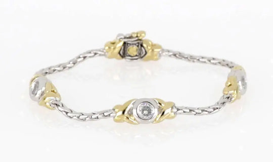 Antiqua Collection - Three Station Crystal Circle Bracelet John Medeiros Jewelry Collections