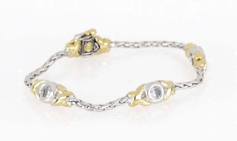 Antiqua Collection - Three Station Crystal Circle Bracelet John Medeiros Jewelry Collections