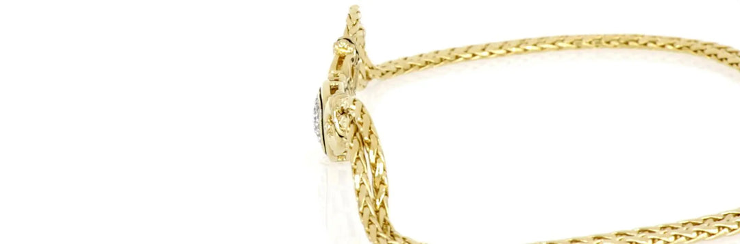 Anvil Collection - Gold & Pavé Double-Strand Horseshoe Necklace John Medeiros Jewelry Collections