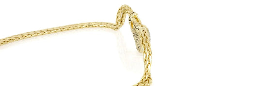 Anvil Collection - Gold & Pavé Double-Strand Horseshoe Necklace John Medeiros Jewelry Collections