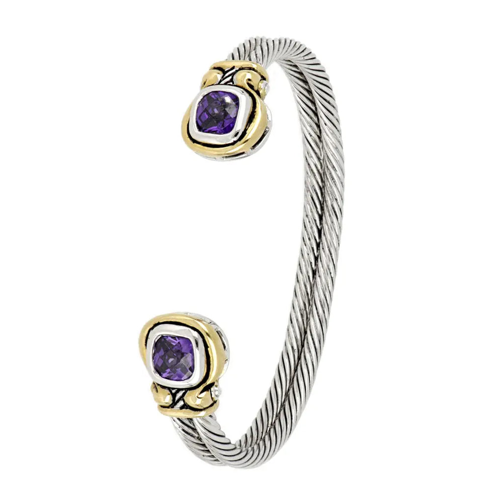 Anvil Color Collection - Cubic Zirconia Cuff Bracelet John Medeiros Jewelry Collections