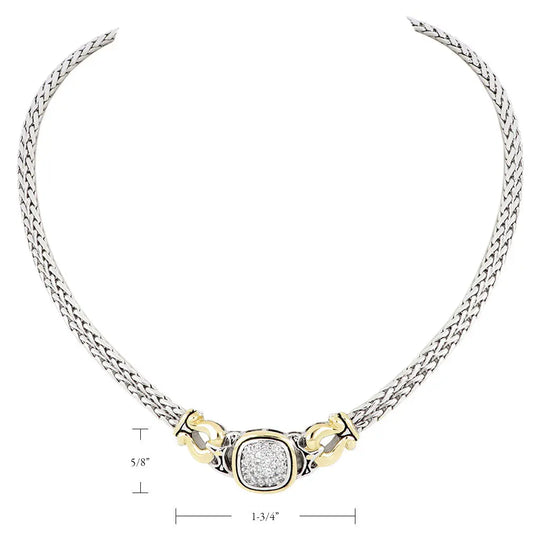 Anvil Pavé Collection - Double-Strand Horseshoe Necklace John Medeiros Jewelry Collections