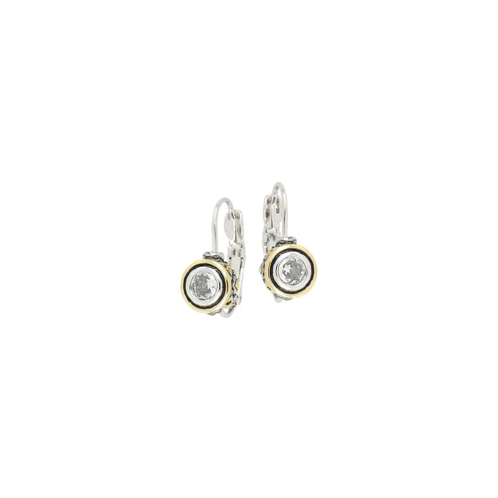 Beijos Collection - CZ Bezel Set Earrings John Medeiros Jewelry Collections