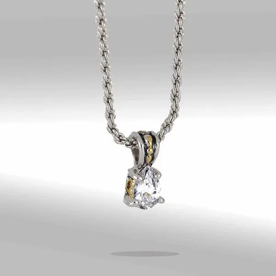 Beijos Collection - CZ Pear Shape Prong Set Pendant Necklace John Medeiros Jewelry Collections