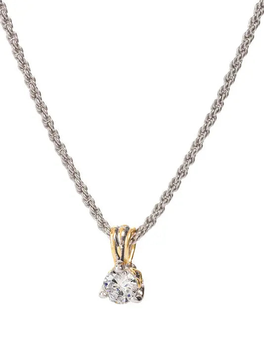 Beijos Collection - CZ Prong Set Pendant Necklace John Medeiros Jewelry Collections