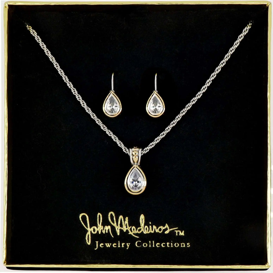 Beijos Collection - Pear Bezel Gift Set John Medeiros Jewelry Collections