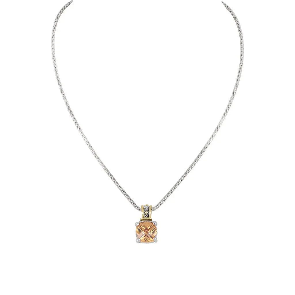 Beijos Cor - Cushion Cut Pendant Necklace John Medeiros Jewelry Collections