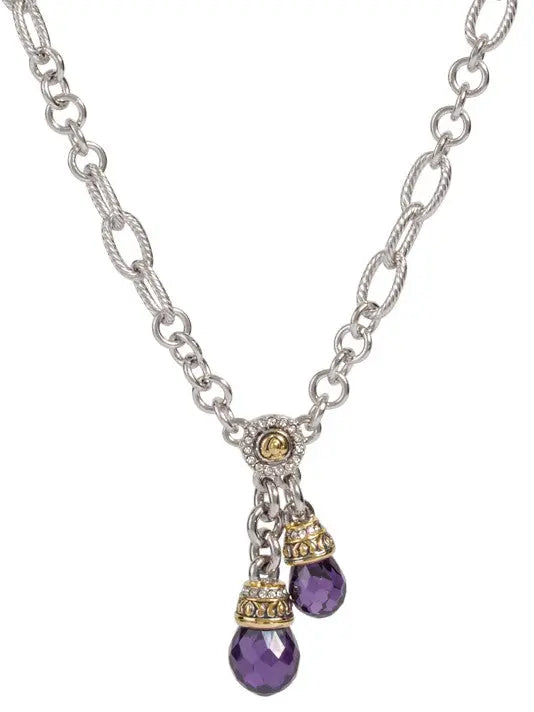 Briolette Collection - Double Drop Necklace John Medeiros Jewelry Collections