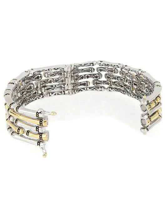 Canias Original Collection - Five-Row Hinged Bangle Bracelet John Medeiros Jewelry Collections