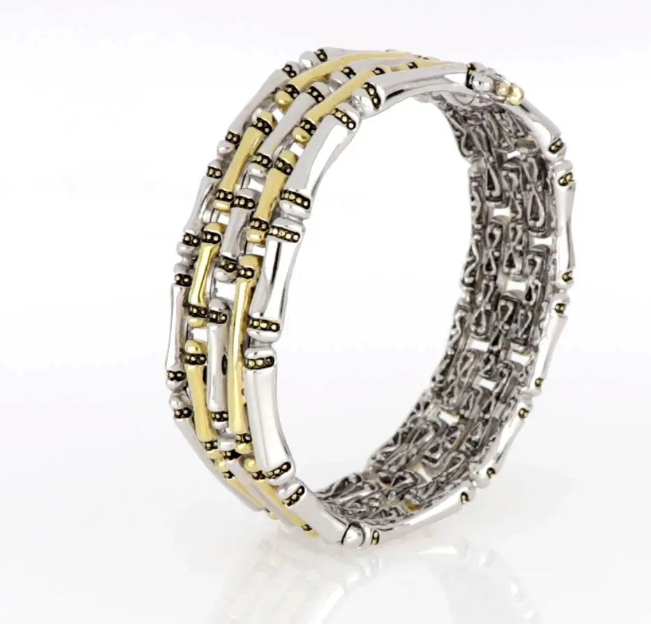 Canias Original Collection - Five-Row Hinged Bangle Bracelet John Medeiros Jewelry Collections