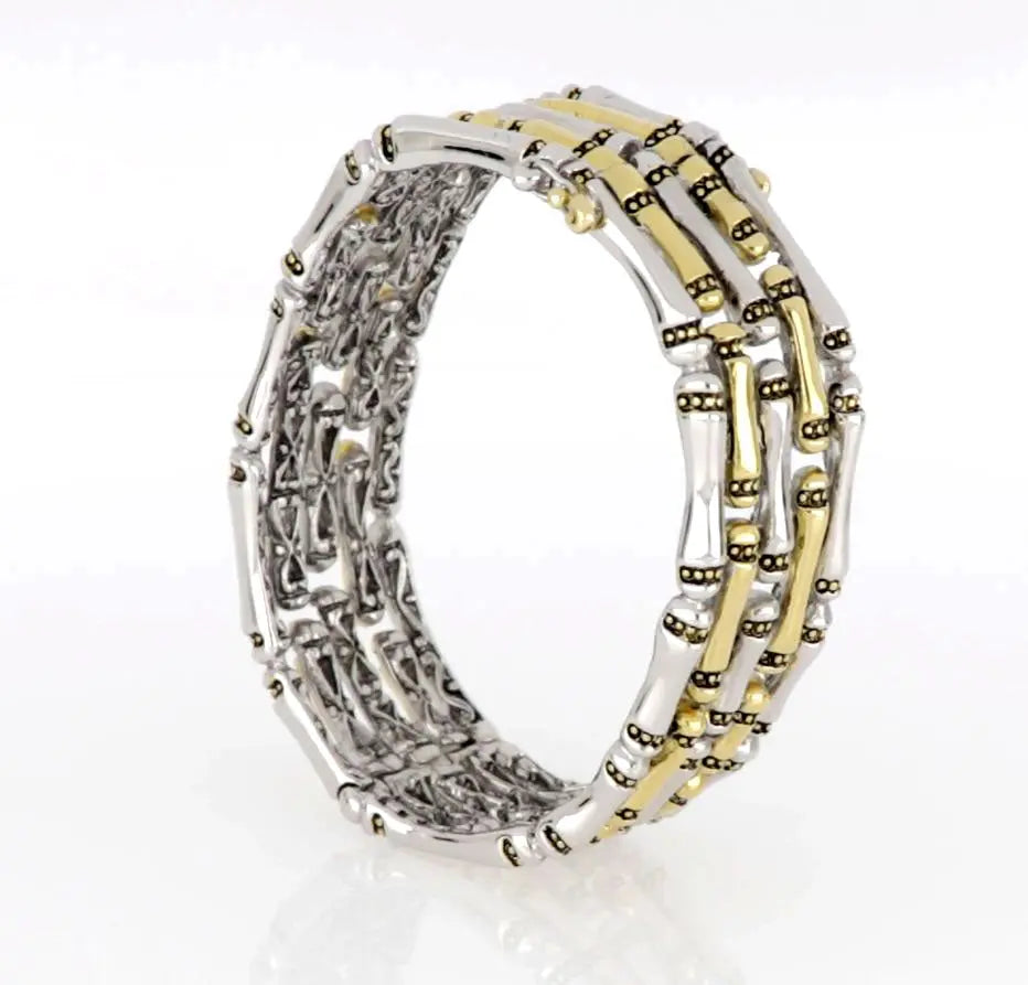 Canias Original Collection - Five-Row Hinged Bangle Bracelet John Medeiros Jewelry Collections