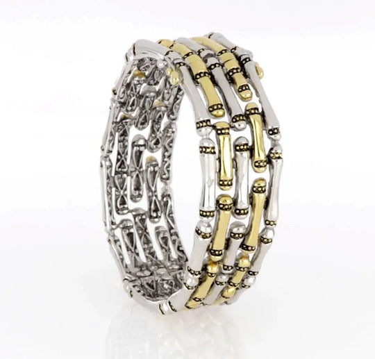 Canias Original Collection - Five-Row Hinged Bangle Bracelet John Medeiros Jewelry Collections