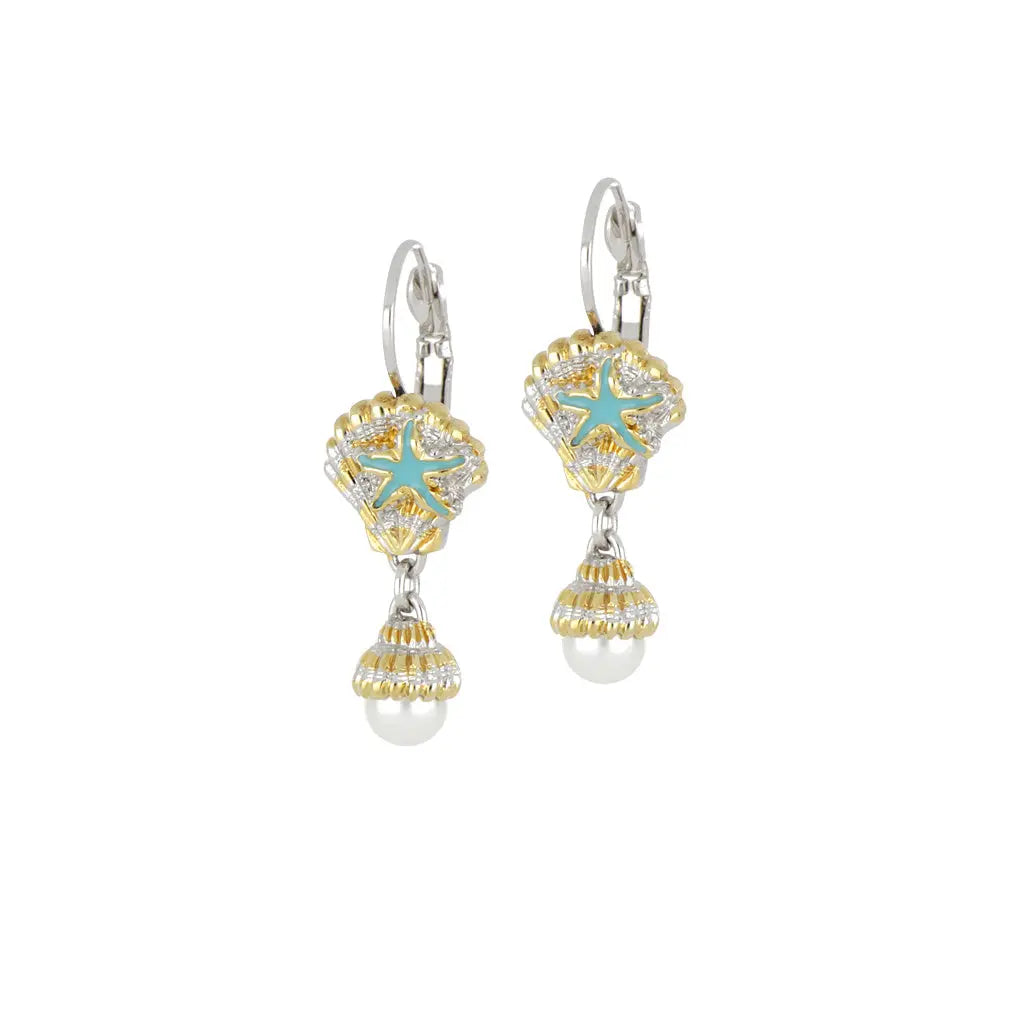 Caraíba Collection - Shell French Wire Earrings John Medeiros Jewelry Collections