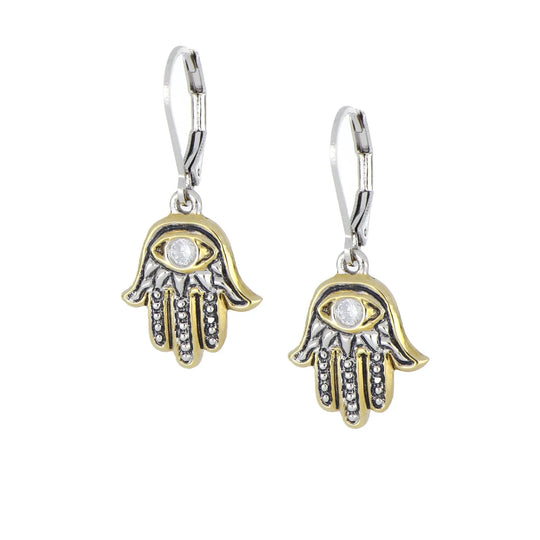 Celebration Collection - Hamsa Hand French Wire Earrings John Medeiros Jewelry Collections