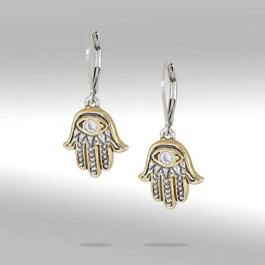 Celebration Collection - Hamsa Hand French Wire Earrings John Medeiros Jewelry Collections