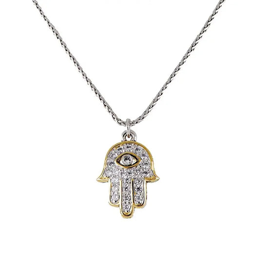 Celebration Collection - Hamsa Hand Pavé Pendant Necklace John Medeiros Jewelry Collections