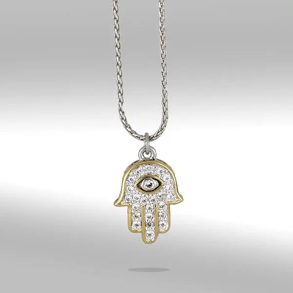 Celebration Collection - Hamsa Hand Pavé Pendant Necklace John Medeiros Jewelry Collections