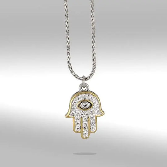 Celebration Collection - Hamsa Hand Pavé Pendant Necklace John Medeiros Jewelry Collections