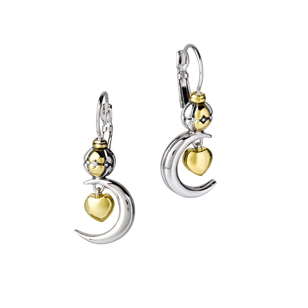 Celebration Collection - Heart in Moon Earrings John Medeiros Jewelry Collections