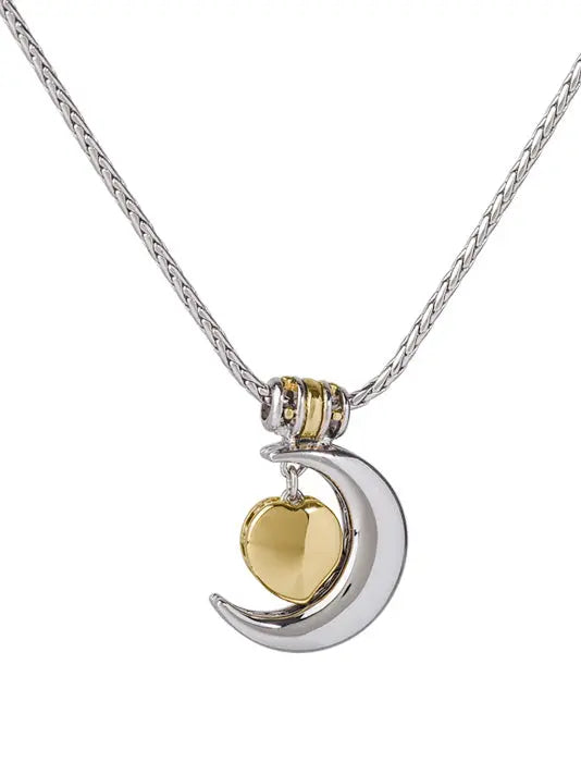 Celebration Collection - Heart in Moon Necklace John Medeiros Jewelry Collections