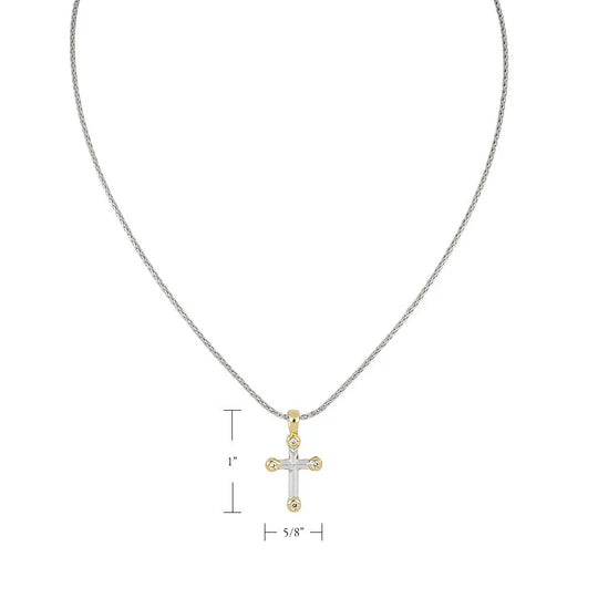 Celebration Collection - Small Four Stone Cross John Medeiros Jewelry Collections